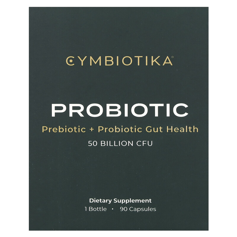 

Cymbiotika, Пробиотик, 50 млрд КОЕ, 90 капсул