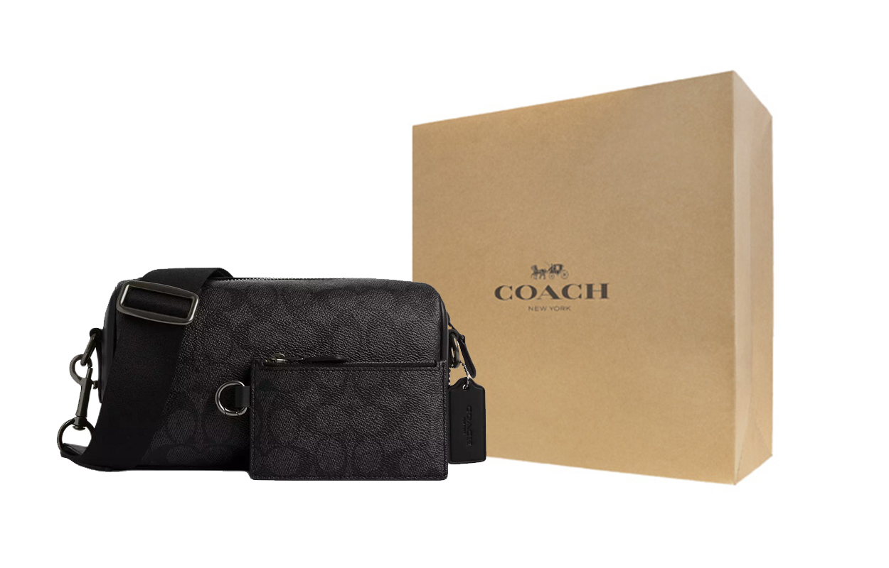 

COACH Кожаная наплечная сумка через плечо