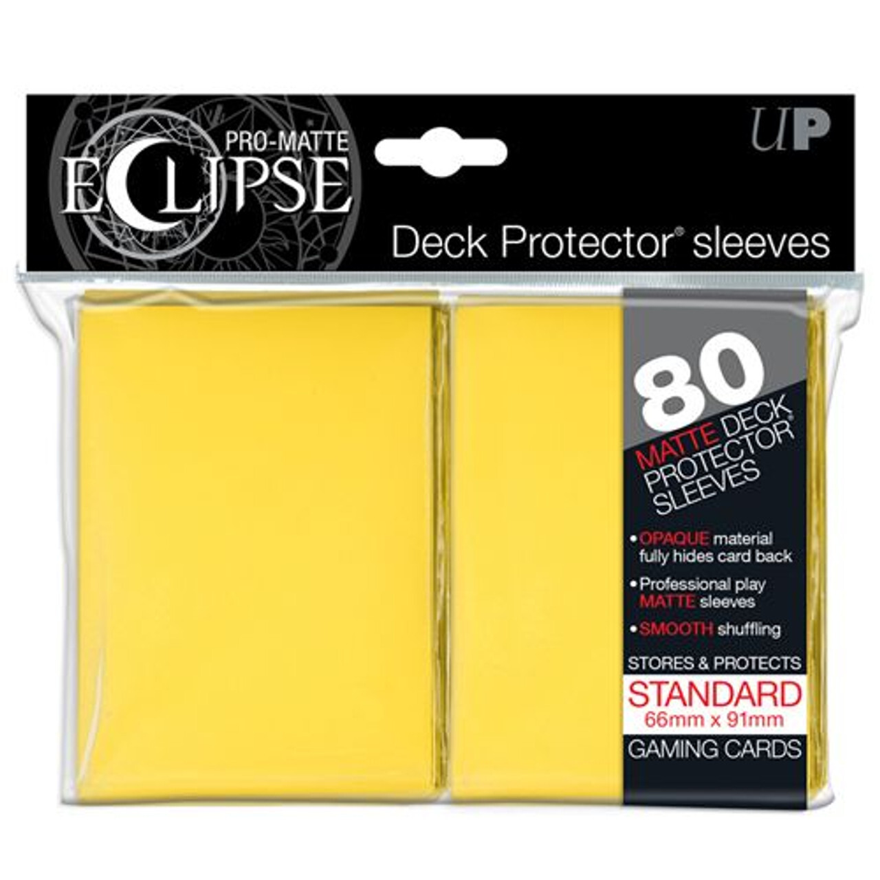 

Аксессуары Pro-Matte Eclipse Standard Size Card Sleeves - Yellow (80ct)