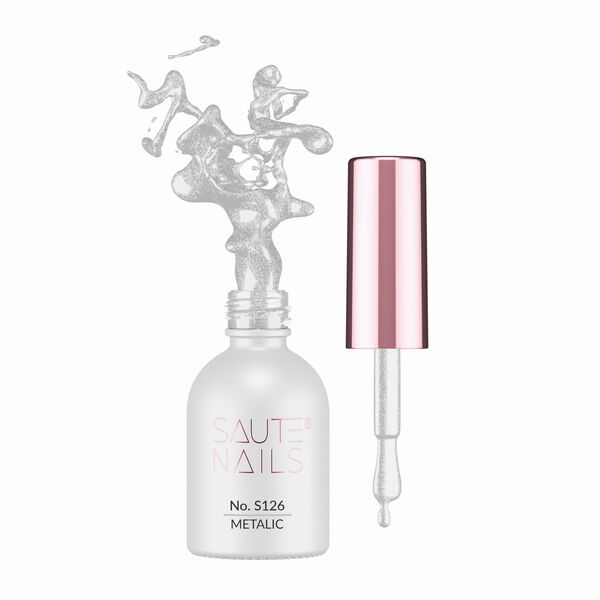 

Гибридный лак s126 металлик, 8 мл Saute Nails, цвет s126 metalic
