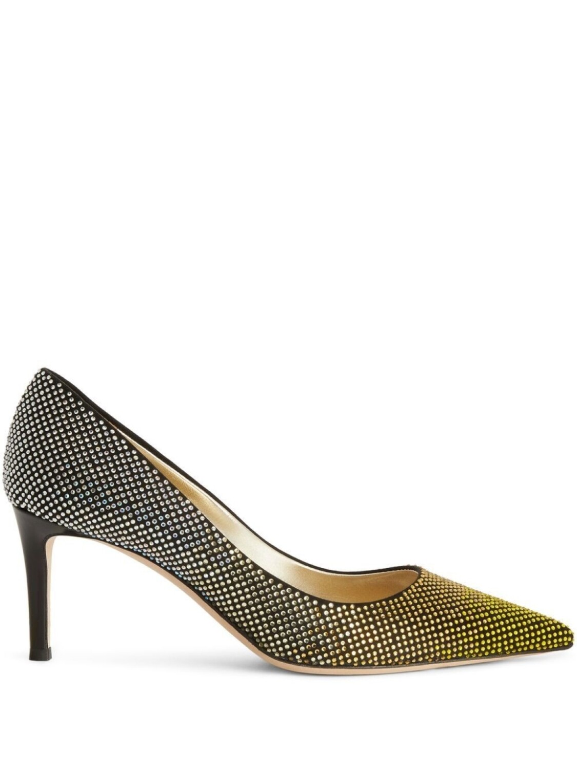 Туфли Celie 70 с кристаллами Giuseppe Zanotti, черный