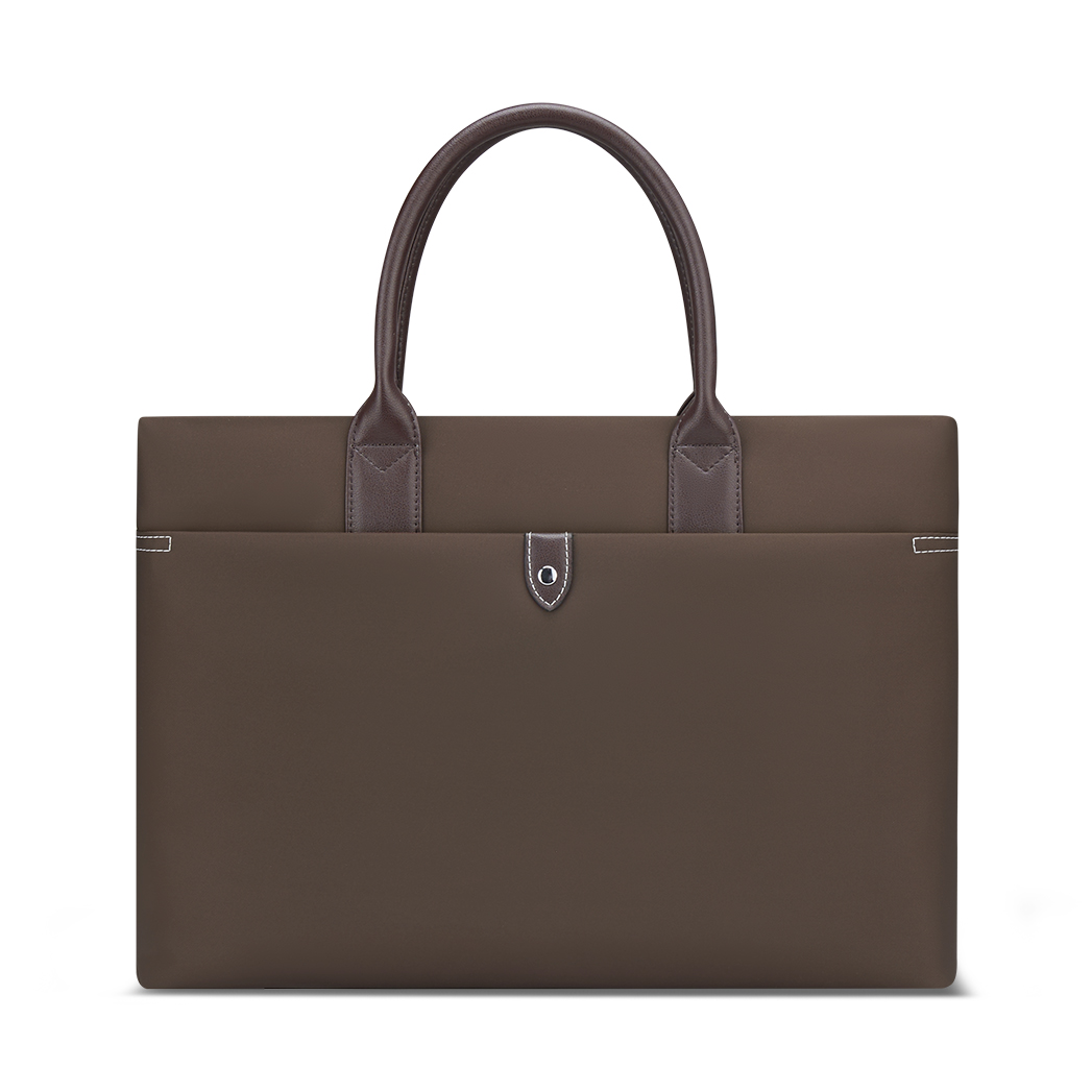 

Нейлоновая компьютерная сумка, деловой портфель среднего размера Men's Black WilliamPOLO, коричневый