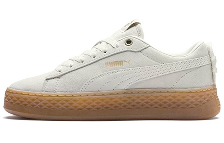 

Кроссовки PUMA Smash Platform Frill 'White Gold' Women's, Серый, Кроссовки PUMA Smash Platform Frill 'White Gold' Women's