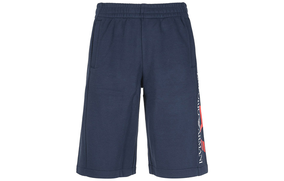 EMPORIO ARMANI EA7 SS23 повседневные шорты мужские marine blue — фото 3