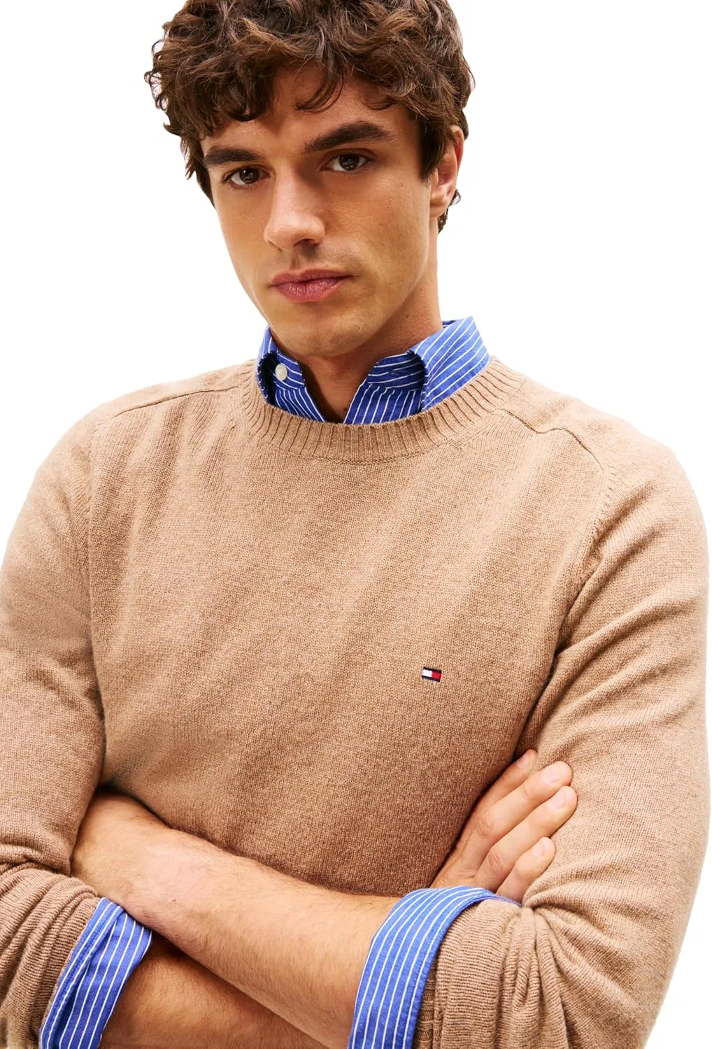 Свитер из кашемира Tommy Hilfiger, Safari Canvas Heather — фото 2