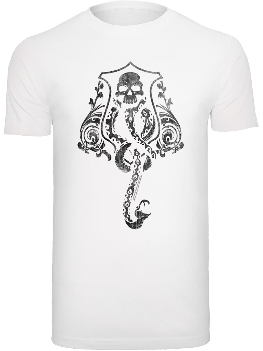 

Классическая футболка F4NT4STIC Shirt Harry Potter Dark Mark Crest, белый