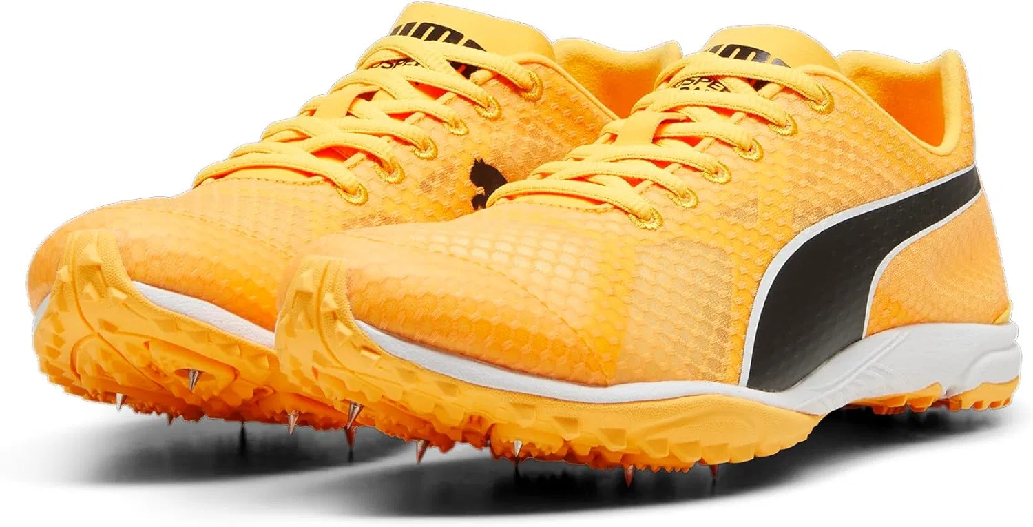 Детские кроссовки Puma Evospeed Haraka 8 для легкой атлетики (унисекс), Sun Stream Puma Black Puma White — фото 2