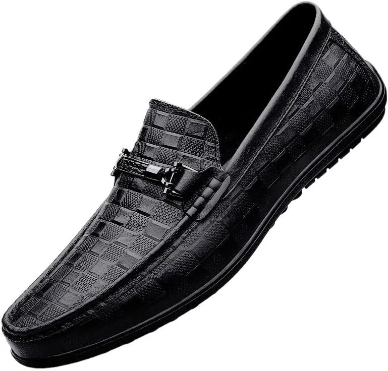 Мужские лоферы Leather, Loafers Black UOPYNE