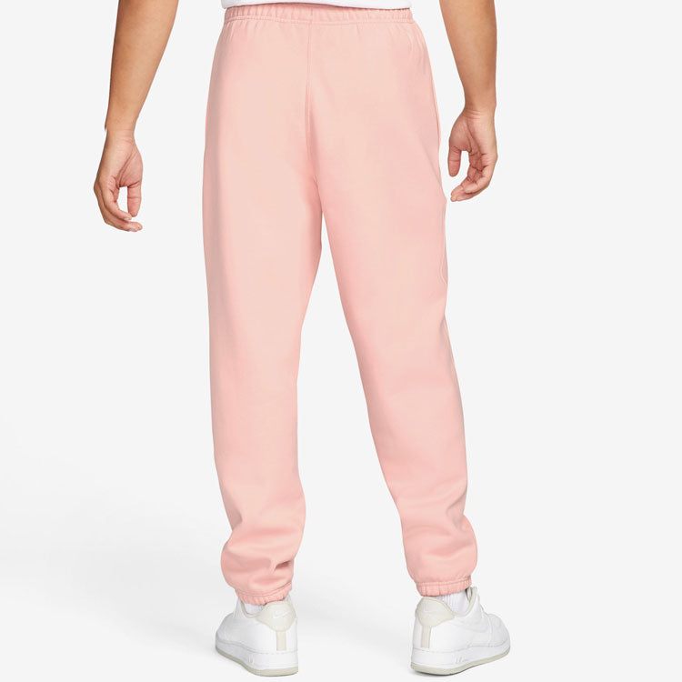 Спортивные брюки Men's Nike Solid Color Straight Bundle Feet Sports Pants/Trousers/Joggers Lotus pink CW5460-697 — фото 3