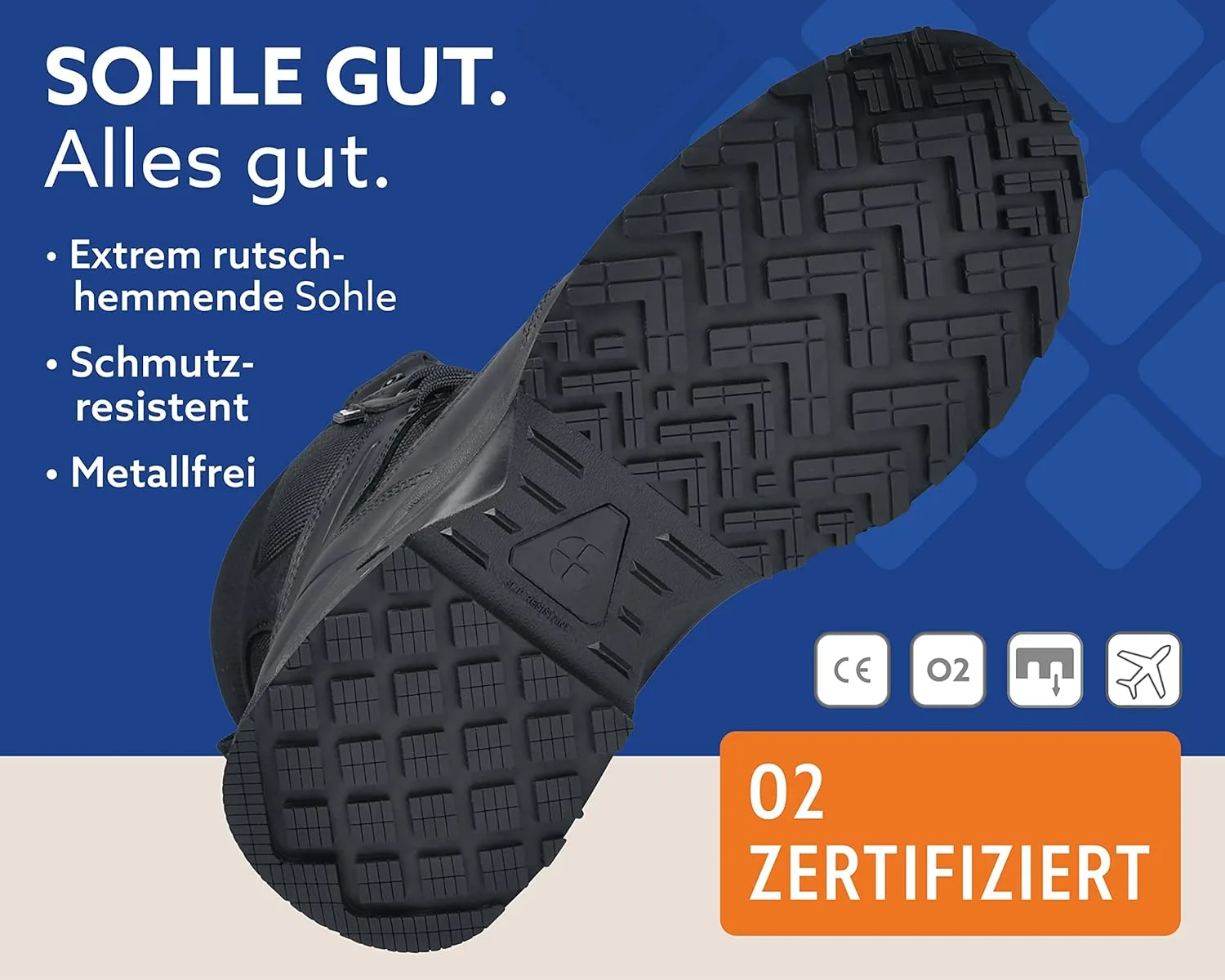 Рабочие ботинки Crews Defense High Work Shoes (без стальной подошвы), сертифицированные по стандарту CE 02 HRO WR SRC, унисекс, с низкой платформой, водонепроницаемые, подходят для мужчин и женщин Shoes For Crews, черный — фото 4