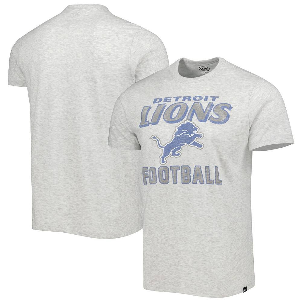 

Мужская легкая футболка '47 Heathered Grey Detroit Lions Dozer Franklin, цвет Lns Grey