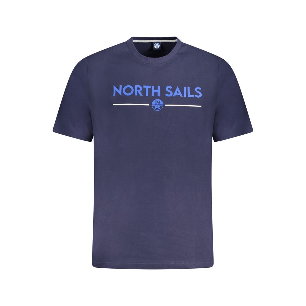 

Синяя хлопковая мужская футболка North Sails