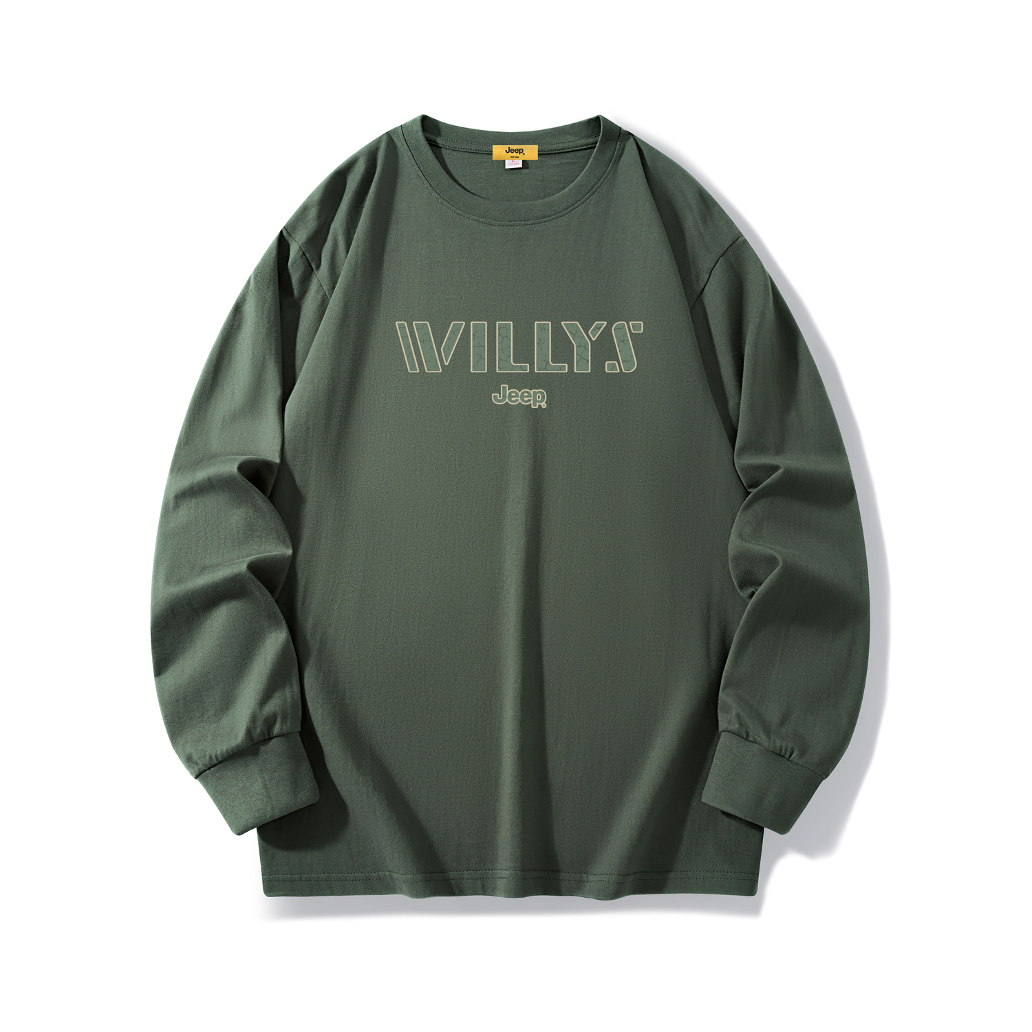 

Футболка Unisex Crew Neck Moderate Straight Fit Jeep, коричневый