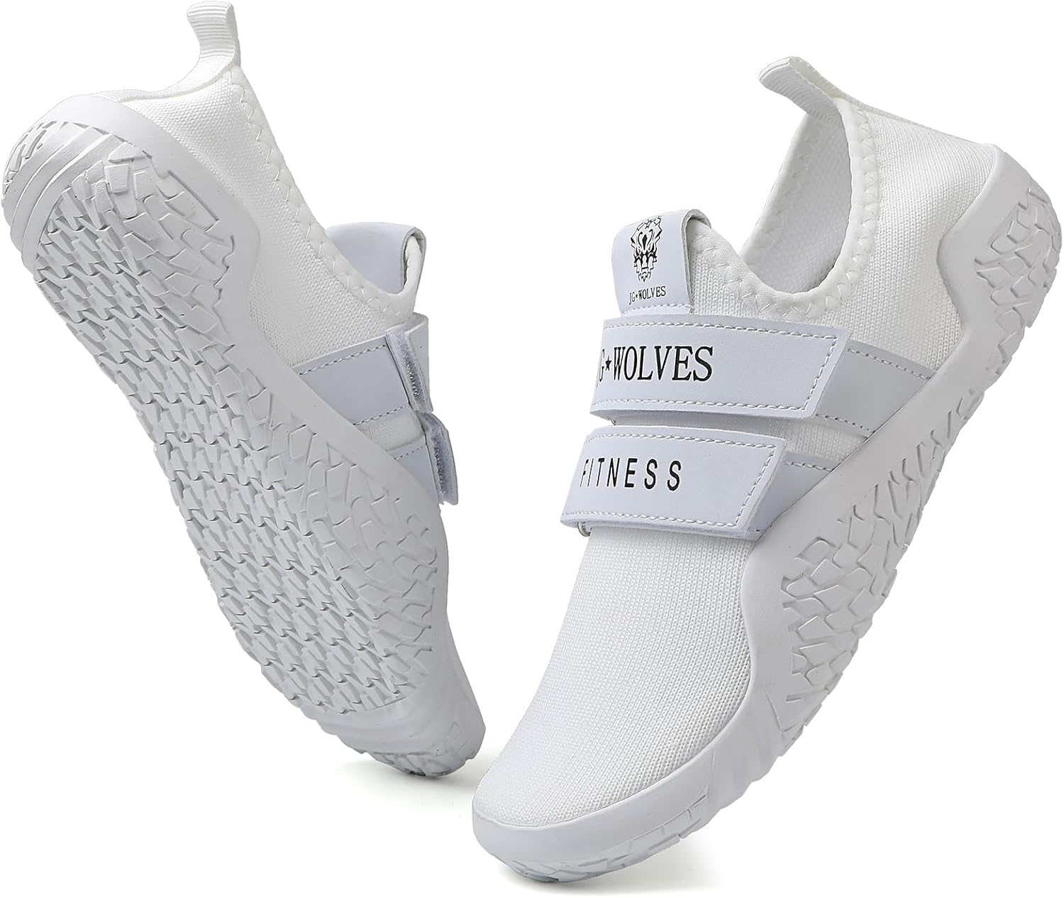 

Кроссовки для фитнеса, обувь для становой тяги, кросс-тренинговые кроссовки для мужчин и женщин Skerxut, белый