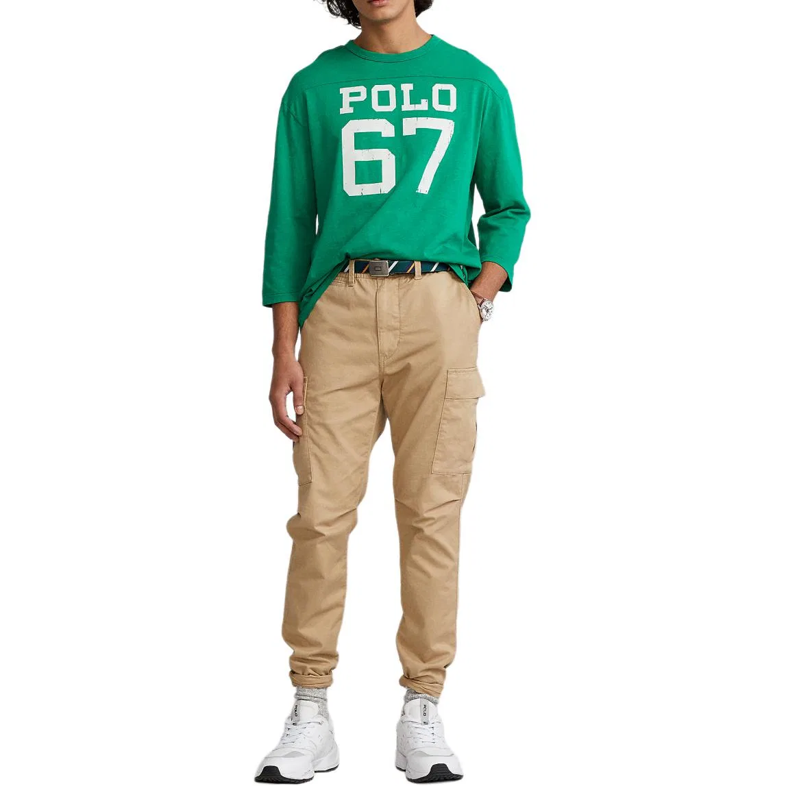 Футболка мужская Green Polo Ralph Lauren — фото 2