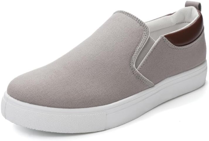 

Мужские слипоны из холщовой ткани, повседневные обувь для скейтбординга Hhhchpm, серый