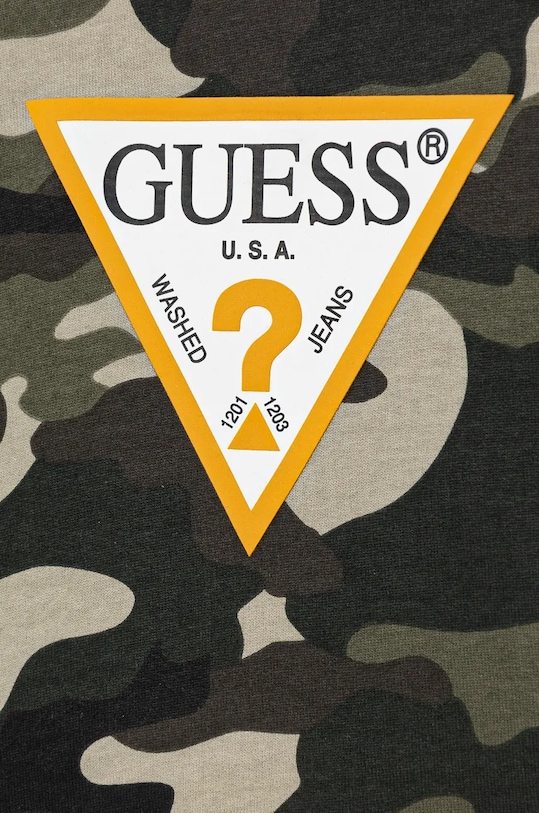 Комплект из 2 хлопковых детских спортивных костюмов Guess, зеленый — фото 3