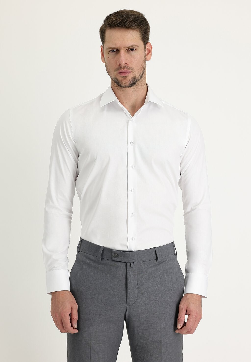 

Деловая рубашка NON IRON (BUEGELFREI) SLIM FIT TALL Kigili, цвет White