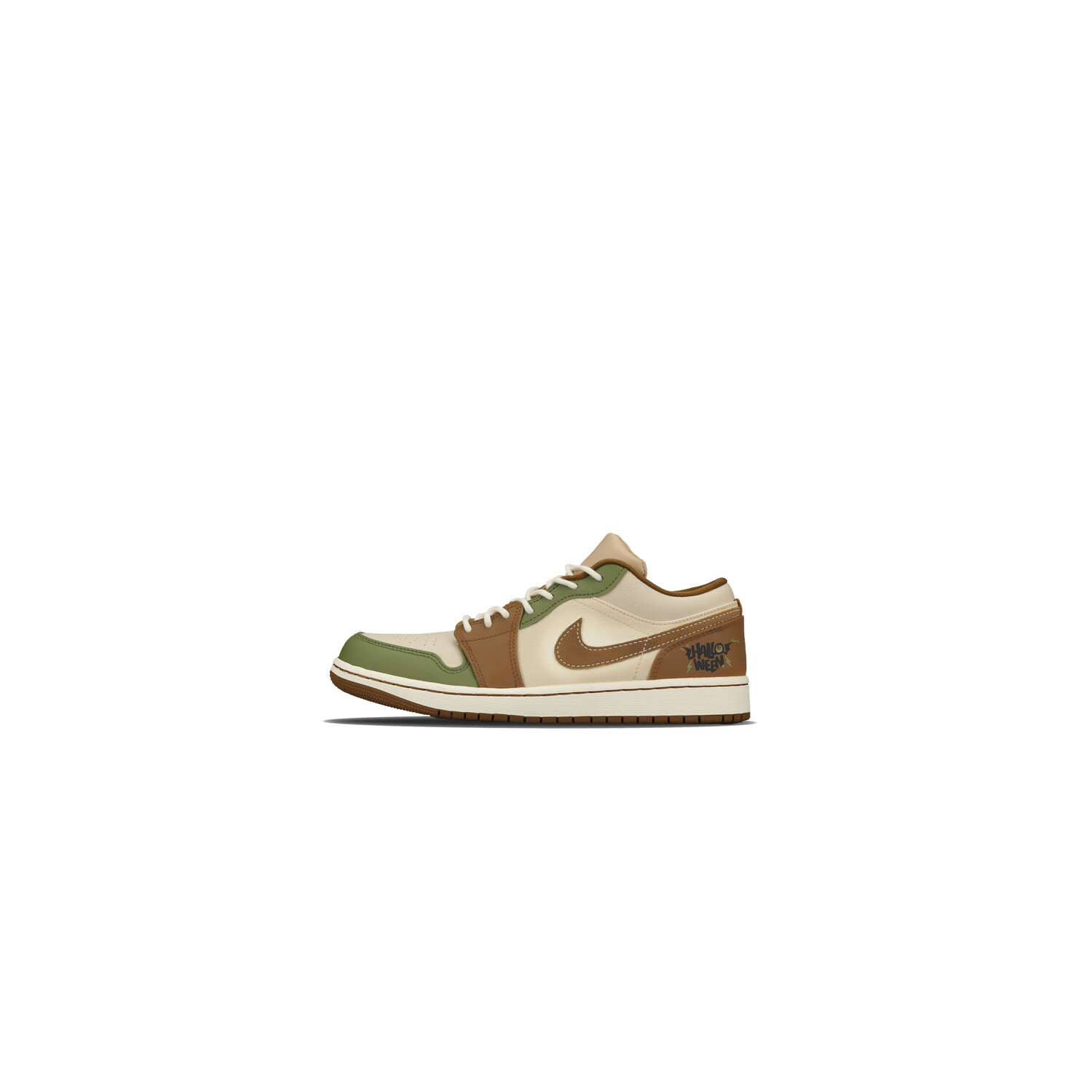 

Баскетбольные кроссовки Air 1 Vintage Men Low-Top Brown/green/бежевый Jordan