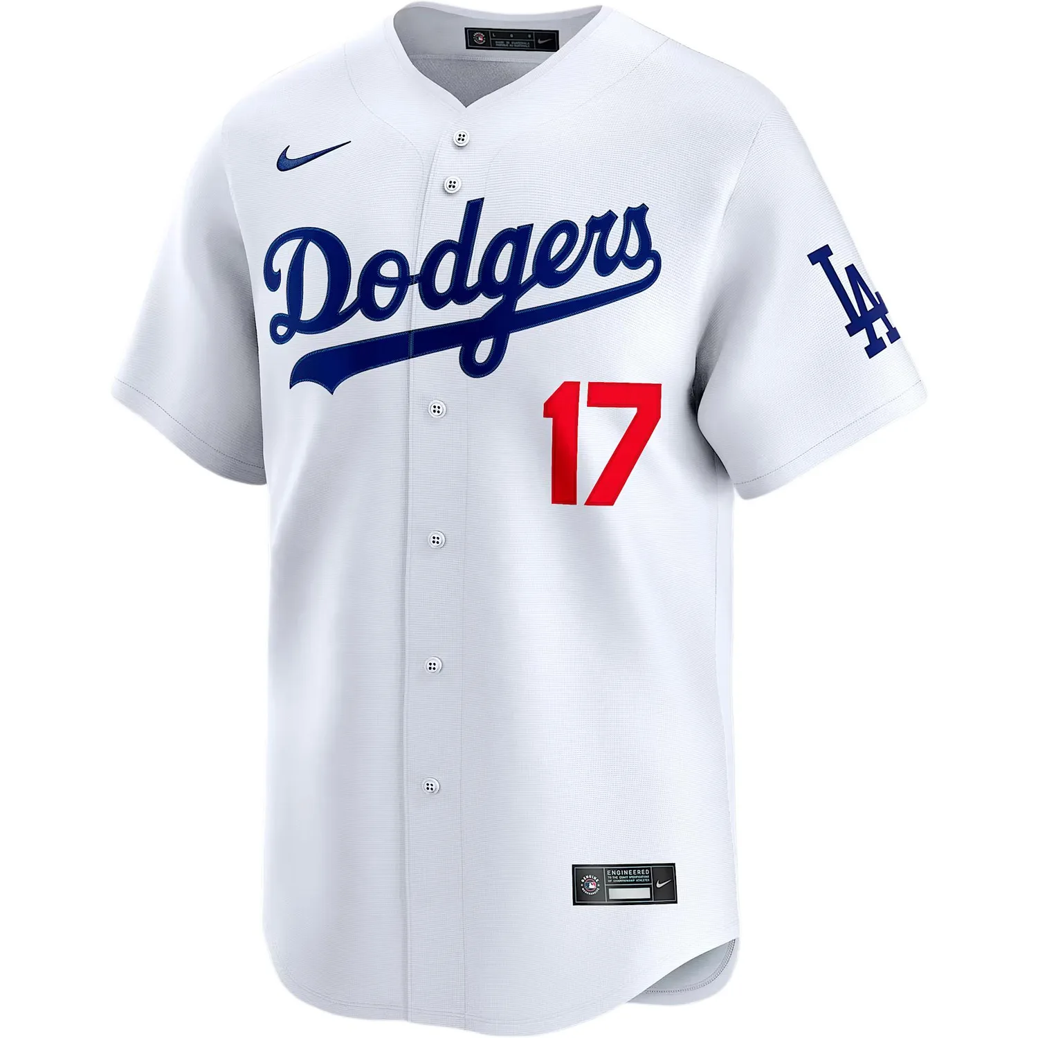 Футболка Los Angeles Dodgers Shohei Ohtani мужская Dri-FIT Adv MLB Limited Nike, белый
