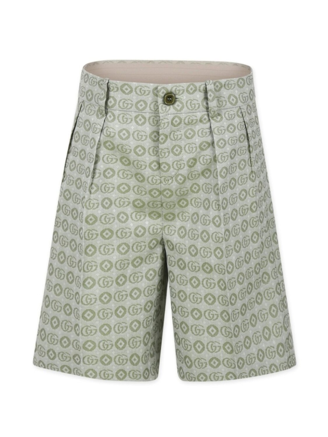 

Gucci Kids шорты с логотипом Double G, зеленый