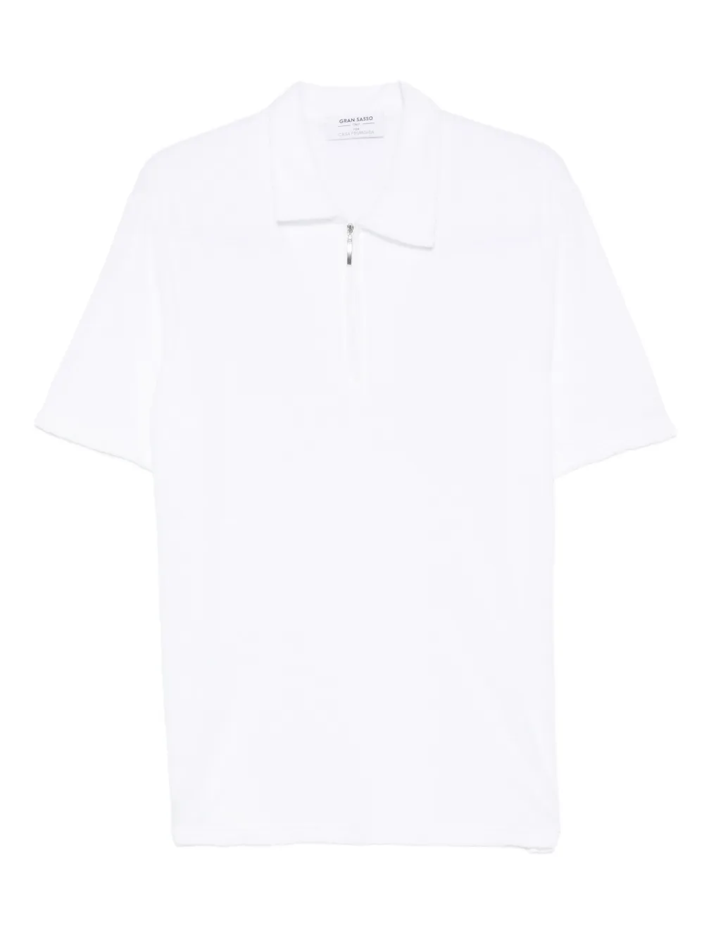 

Рубашка поло на молнии Gran Sasso, белый