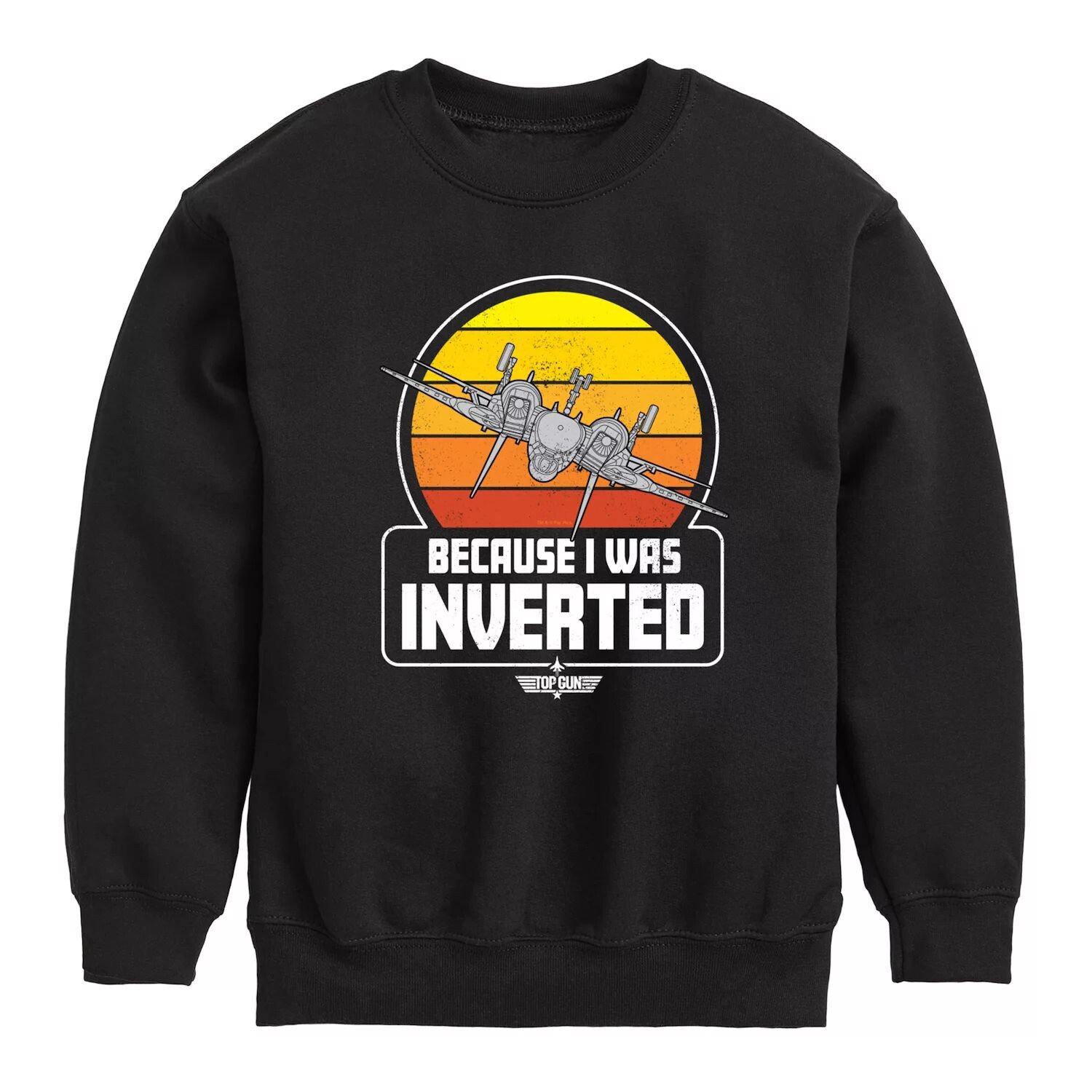 

Мальчики 8–20 лет Top Gun I Was Inverted Fleece Licensed Character, черный