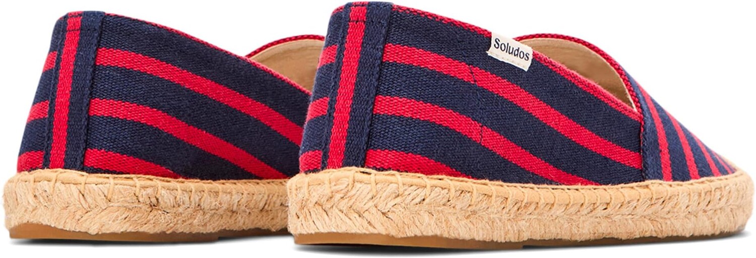 Лоферы Soludos Original Espadrille, цвет Navy/Red — фото 3