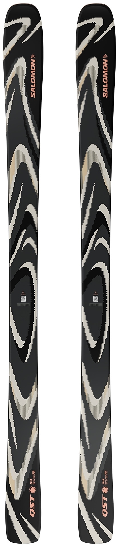 

Новые лыжи Salomon QST 94 Black 180 см, 2026 год