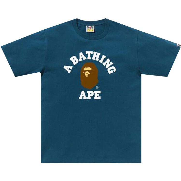 

Футболка BAPE College Tee, Navy