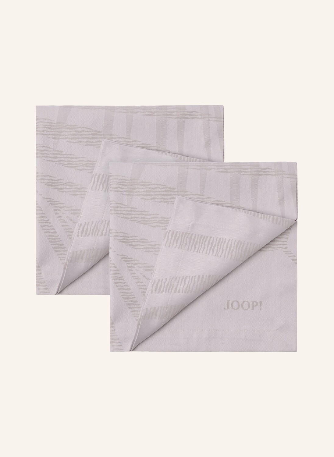

2 шт - Салфетки Joop J!LEAF, 50x50 см, кремовый/бежевый