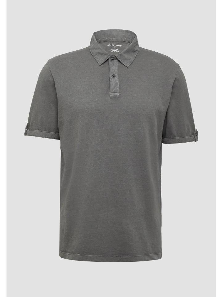 

Рубашка поло 9467_серая в мелкий узор s.Oliver