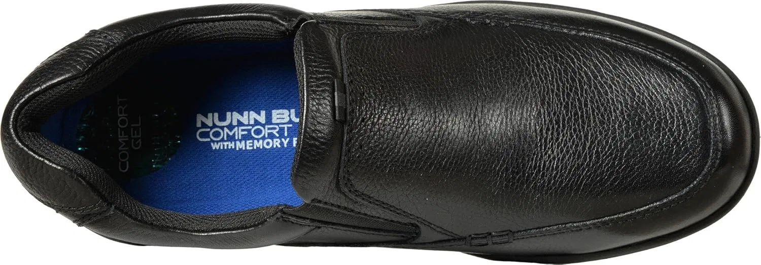 Лоферы мокасины Nunn Bush, Black Tumbled Leather — фото 3