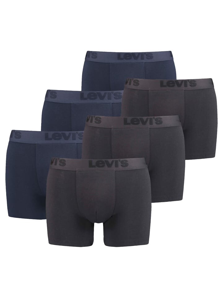 

Боксеры Levi´s short 6er Pack, цвет schwarz/navy