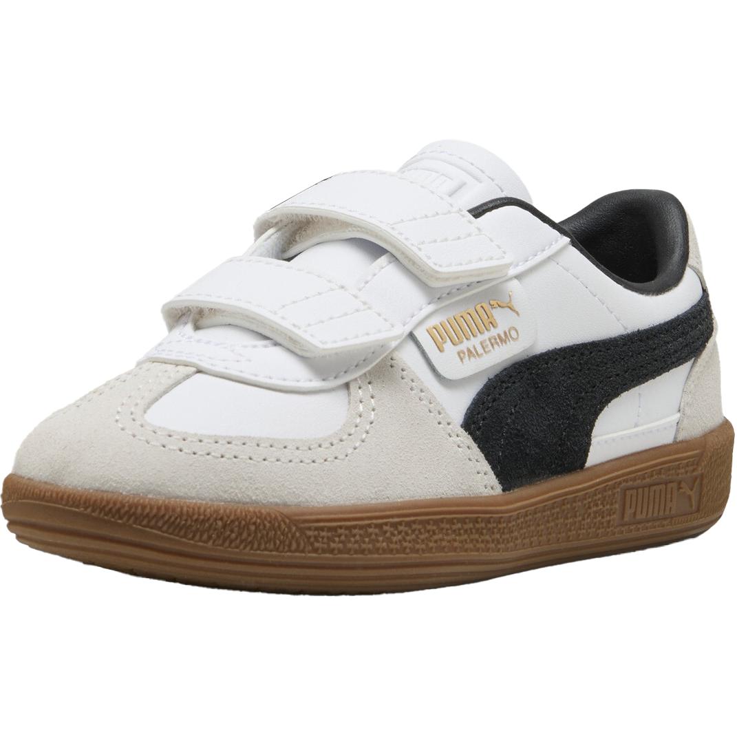 

PUMA Палермо лоу топ детские скейтбординг кроссовки white gray kids