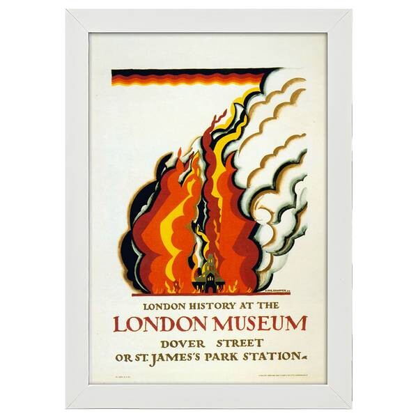 

Рамка для фотографий LegendArte Poster 1922 London Museum, белый