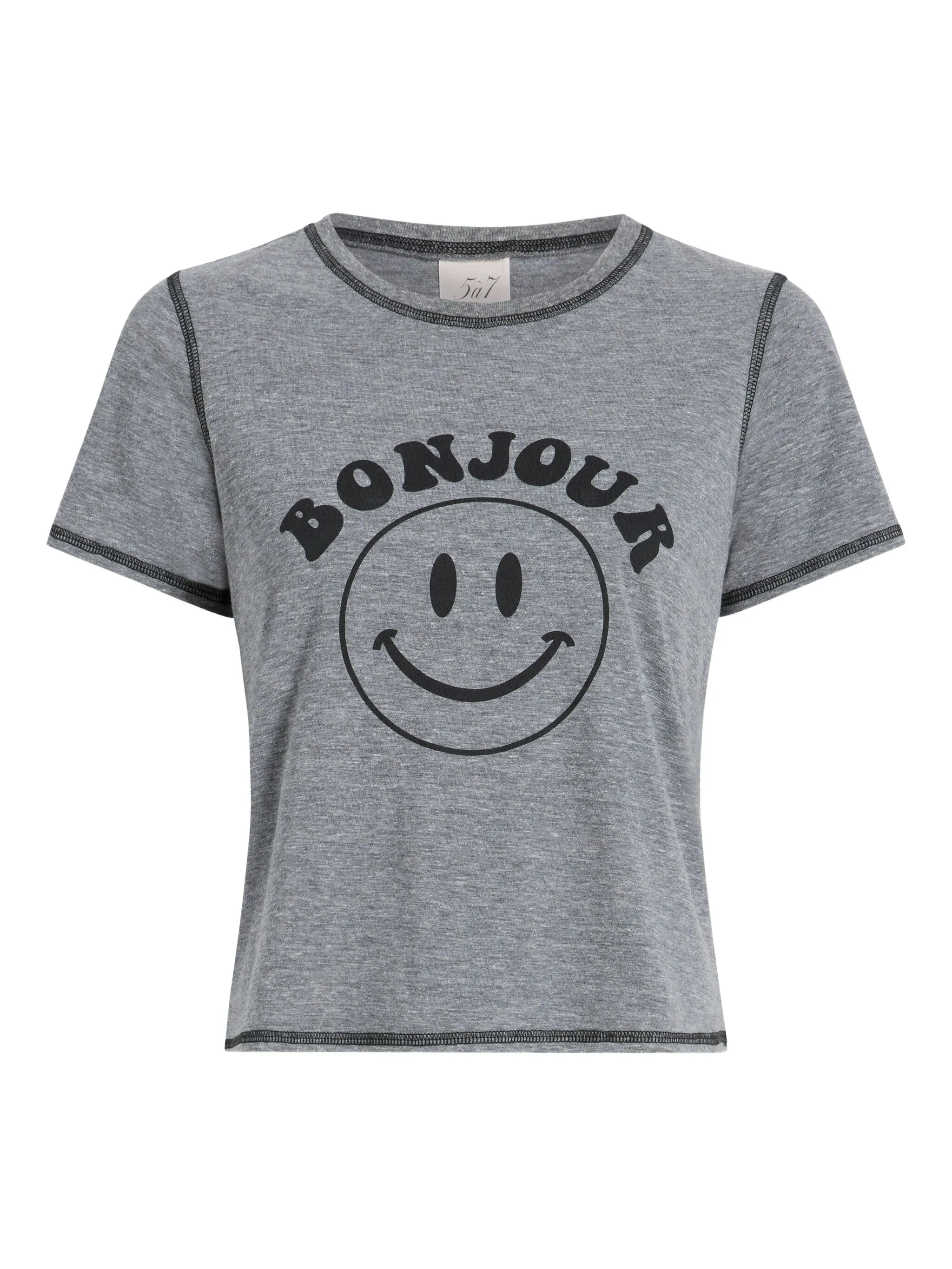 

Футболка Bonjour Smiley Cinq A Sept, серый