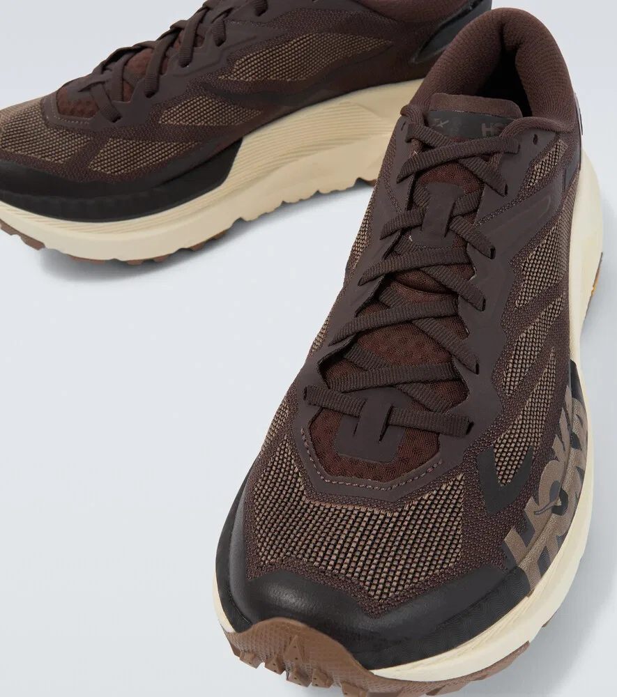 Кроссовки для трейлраннинга Mafate X Hoka One One, коричневый — фото 3