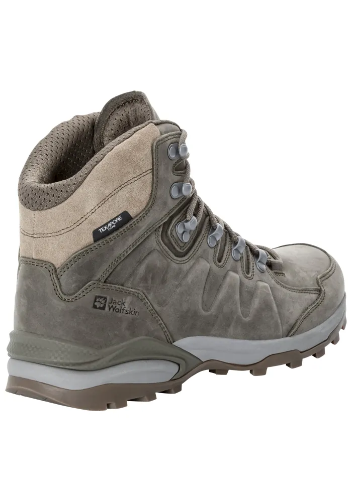 Трекинговые туфли Jack Wolfskin "REFUGIO PRIME TEXAPORE MID M", цвет Cold-Coffee — фото 4
