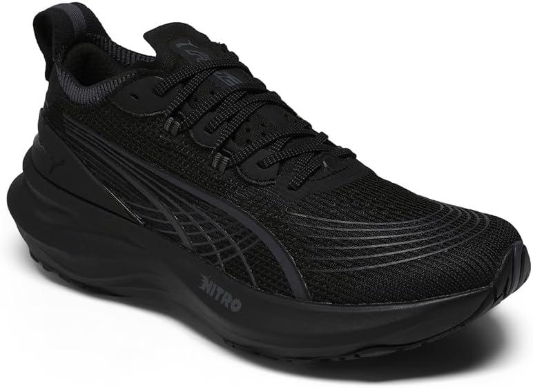 

Беговые кроссовки PUMA для мужчин, черный/серый