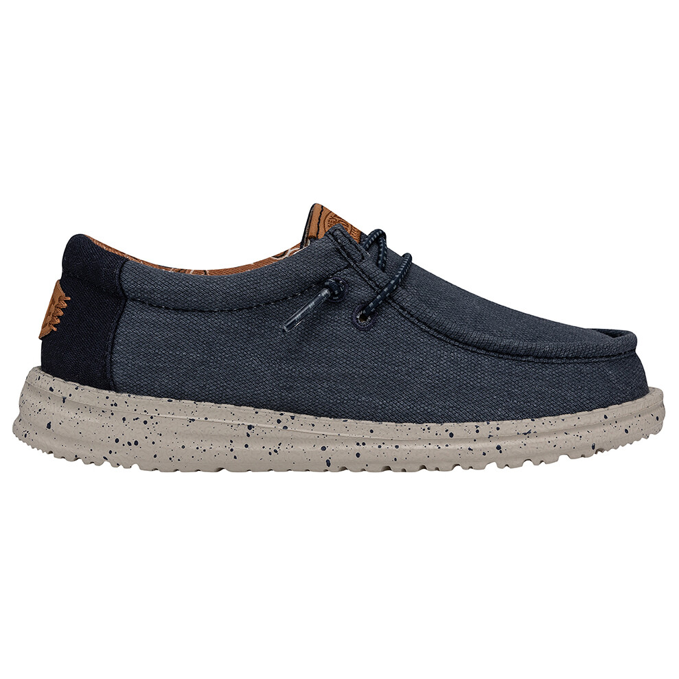 

Кроссовки Heydude Kid's Wally Washed Canvas, темно синий