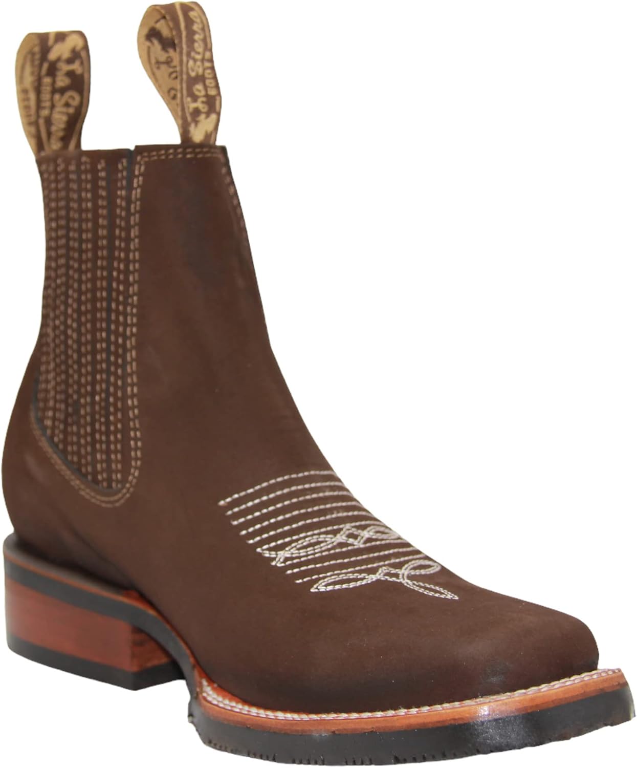 

Мужские короткие ботинки на щиколотку из натуральной кожи Western Shops The Western Shops, Choco