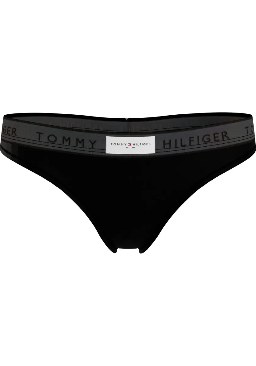 

Трусы Tommy Hilfiger Underwear "THONG (EXT SIZES)" с поясом с логотипом Tommy Hilfiger, черный