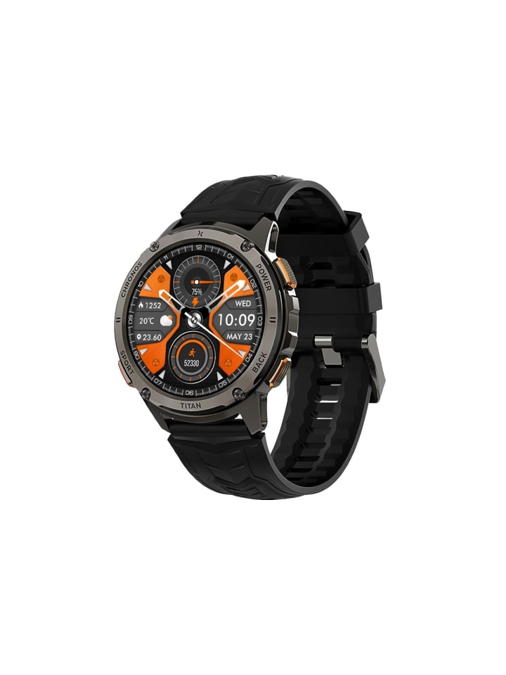 

Maxcom Смарт-часы FW110 Titan Chronos - с 1,32-дюймовым дисплеем, в прочном черном корпусе