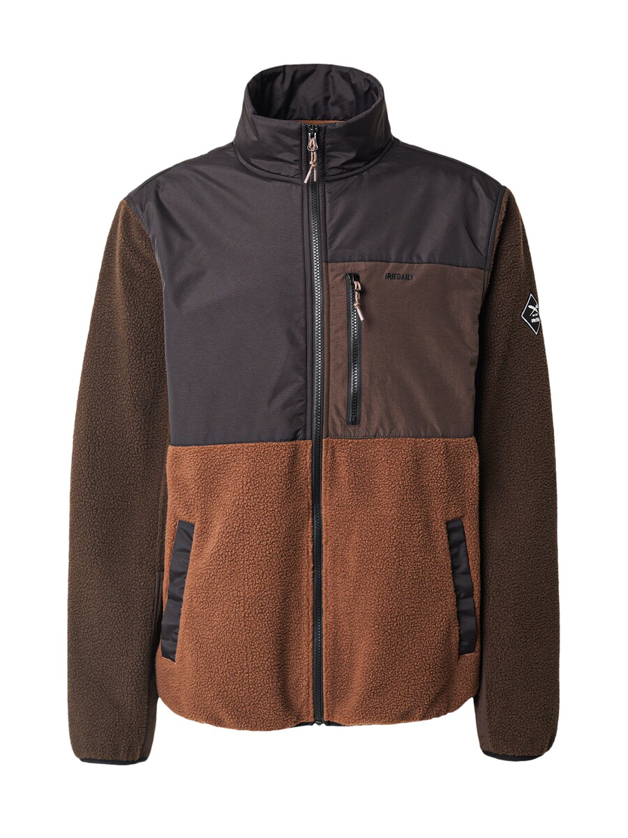 

Флисовая куртка Iriedaily Auf Deck, Chocolate/Cognac/Dark brown
