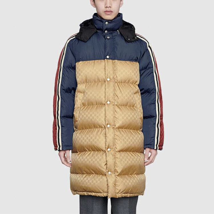 Пуховик мужской Gucci бежевый — фото 2