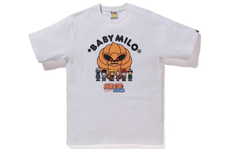 

Футболка Bape X Naruto Baby Milo Tee унисекс A Bathing Ape, черный