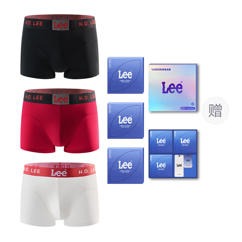 

Классические трусы 101 мужские 3 шт Lee, белый