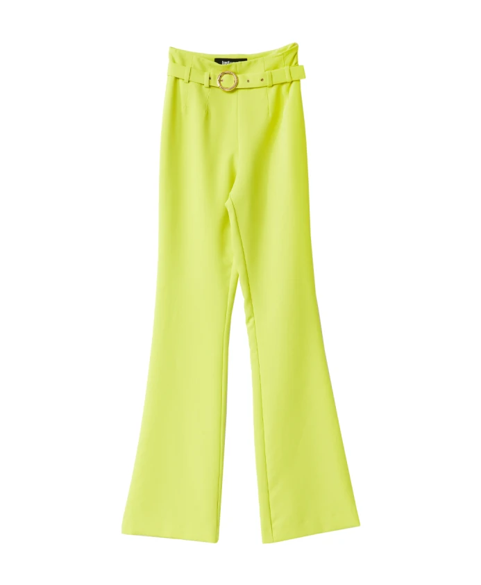 

Расклешенные брюки с высокой талией Just Cavalli, зеленый