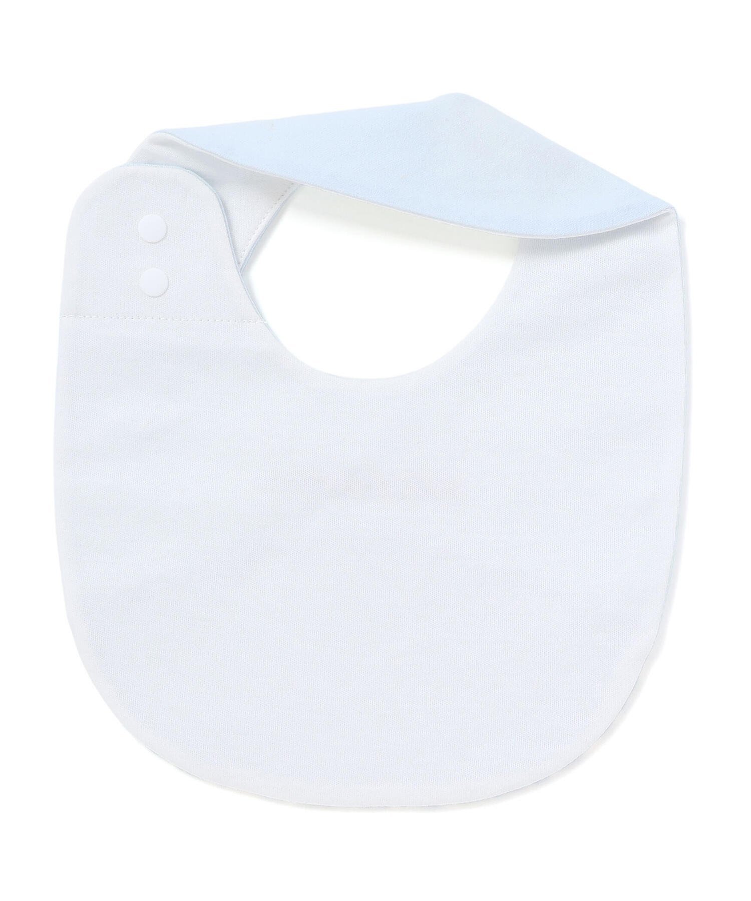 Нагрудник с цветочным принтом Liberty и волнистым краем Fillot de bebe reduction, Blue — фото 2